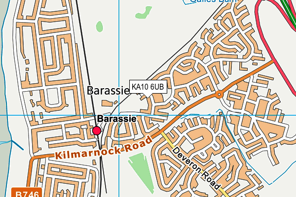 KA10 6UB map - OS VectorMap District (Ordnance Survey) KA10 6UB map - OS VectorMap District (Ordnance Survey)
