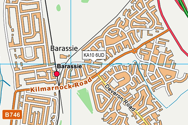 KA10 6UD map - OS VectorMap District (Ordnance Survey) KA10 6UD map - OS VectorMap District (Ordnance Survey)