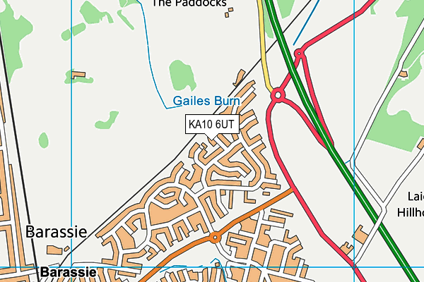 KA10 6UT map - OS VectorMap District (Ordnance Survey) KA10 6UT map - OS VectorMap District (Ordnance Survey)