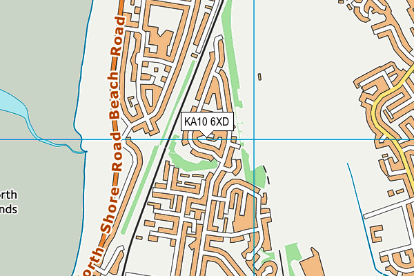 KA10 6XD map - OS VectorMap District (Ordnance Survey) KA10 6XD map - OS VectorMap District (Ordnance Survey)