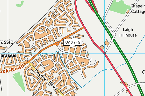 KA10 7FG map - OS VectorMap District (Ordnance Survey) KA10 7FG map - OS VectorMap District (Ordnance Survey)