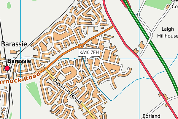 KA10 7FH map - OS VectorMap District (Ordnance Survey) KA10 7FH map - OS VectorMap District (Ordnance Survey)