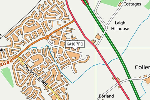 KA10 7FQ map - OS VectorMap District (Ordnance Survey) KA10 7FQ map - OS VectorMap District (Ordnance Survey)