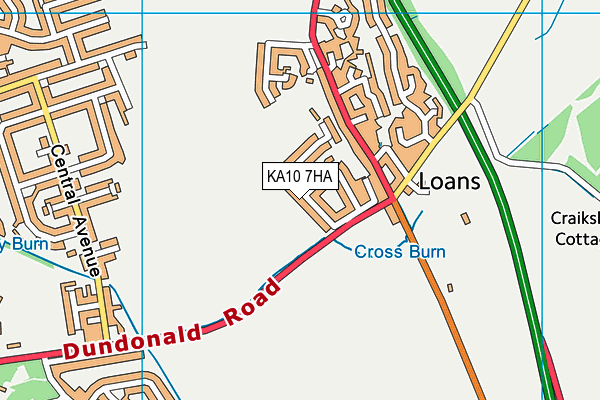 KA10 7HA map - OS VectorMap District (Ordnance Survey) KA10 7HA map - OS VectorMap District (Ordnance Survey)