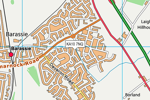 KA10 7NQ map - OS VectorMap District (Ordnance Survey) KA10 7NQ map - OS VectorMap District (Ordnance Survey)