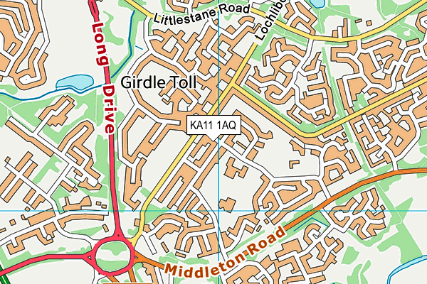 KA11 1AQ map - OS VectorMap District (Ordnance Survey) KA11 1AQ map - OS VectorMap District (Ordnance Survey)