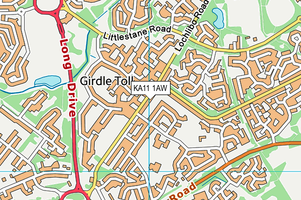 KA11 1AW map - OS VectorMap District (Ordnance Survey) KA11 1AW map - OS VectorMap District (Ordnance Survey)