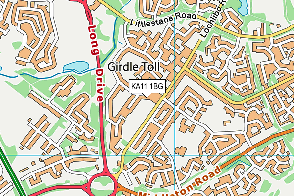 KA11 1BG map - OS VectorMap District (Ordnance Survey) KA11 1BG map - OS VectorMap District (Ordnance Survey)