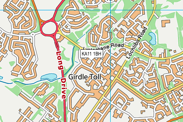 KA11 1BH map - OS VectorMap District (Ordnance Survey) KA11 1BH map - OS VectorMap District (Ordnance Survey)