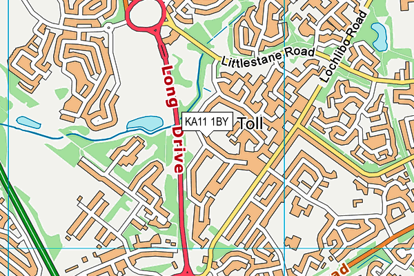 KA11 1BY map - OS VectorMap District (Ordnance Survey) KA11 1BY map - OS VectorMap District (Ordnance Survey)
