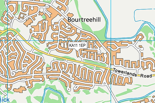 KA11 1EP map - OS VectorMap District (Ordnance Survey) KA11 1EP map - OS VectorMap District (Ordnance Survey)