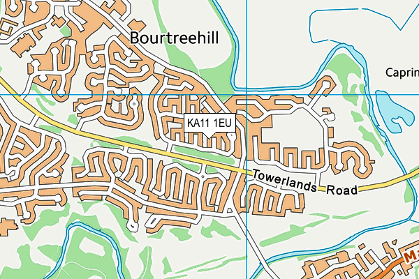 KA11 1EU map - OS VectorMap District (Ordnance Survey) KA11 1EU map - OS VectorMap District (Ordnance Survey)