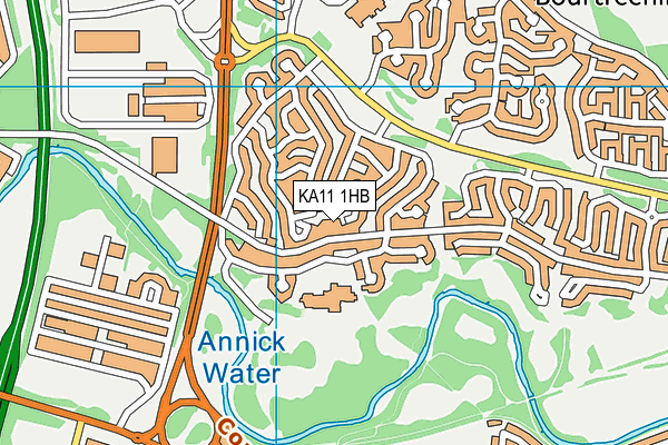 KA11 1HB map - OS VectorMap District (Ordnance Survey) KA11 1HB map - OS VectorMap District (Ordnance Survey)