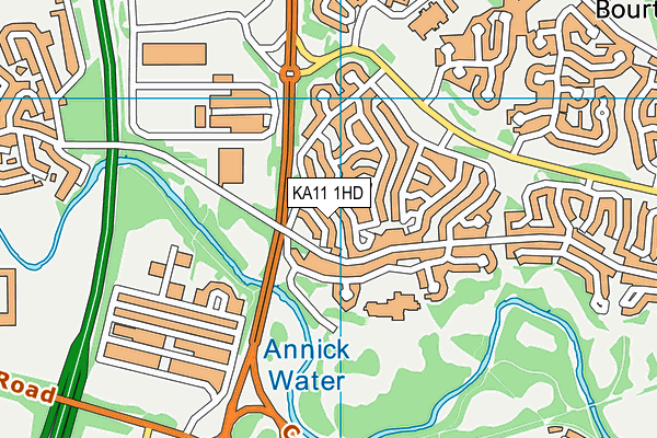 KA11 1HD map - OS VectorMap District (Ordnance Survey) KA11 1HD map - OS VectorMap District (Ordnance Survey)