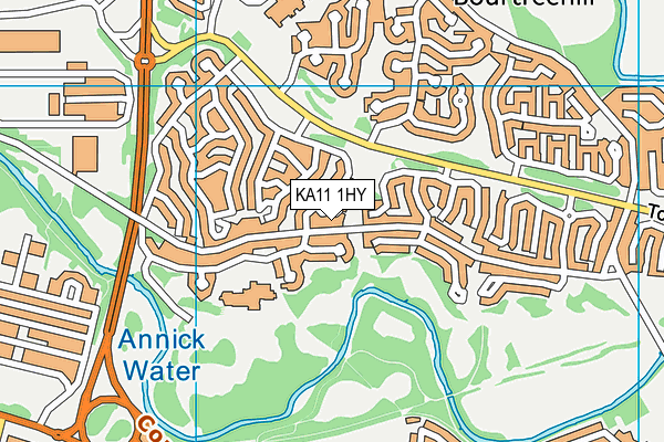 KA11 1HY map - OS VectorMap District (Ordnance Survey) KA11 1HY map - OS VectorMap District (Ordnance Survey)