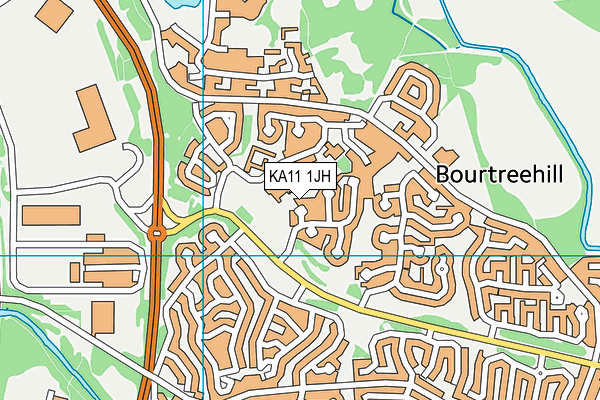 KA11 1JH map - OS VectorMap District (Ordnance Survey) KA11 1JH map - OS VectorMap District (Ordnance Survey)