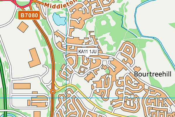 KA11 1JU map - OS VectorMap District (Ordnance Survey) KA11 1JU map - OS VectorMap District (Ordnance Survey)