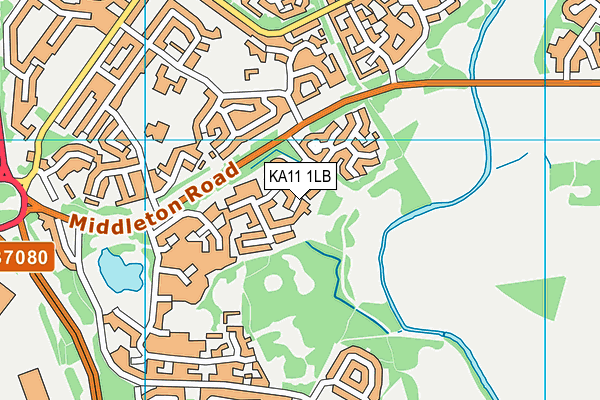 KA11 1LB map - OS VectorMap District (Ordnance Survey) KA11 1LB map - OS VectorMap District (Ordnance Survey)