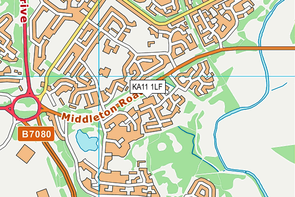 KA11 1LF map - OS VectorMap District (Ordnance Survey) KA11 1LF map - OS VectorMap District (Ordnance Survey)