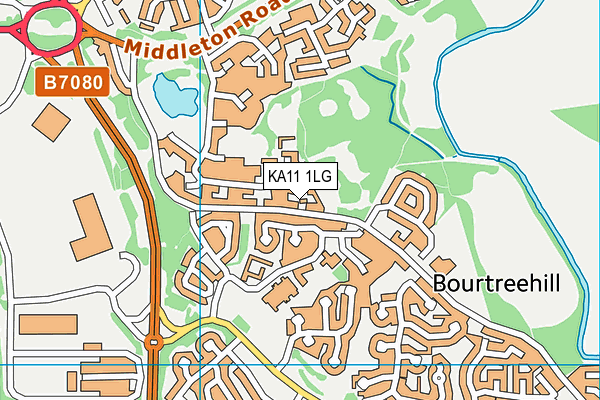 KA11 1LG map - OS VectorMap District (Ordnance Survey) KA11 1LG map - OS VectorMap District (Ordnance Survey)