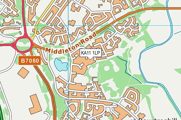 KA11 1LP map - OS VectorMap District (Ordnance Survey) KA11 1LP map - OS VectorMap District (Ordnance Survey)