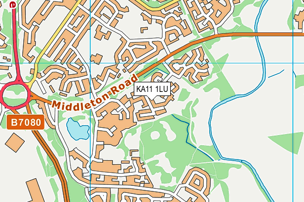 KA11 1LU map - OS VectorMap District (Ordnance Survey) KA11 1LU map - OS VectorMap District (Ordnance Survey)