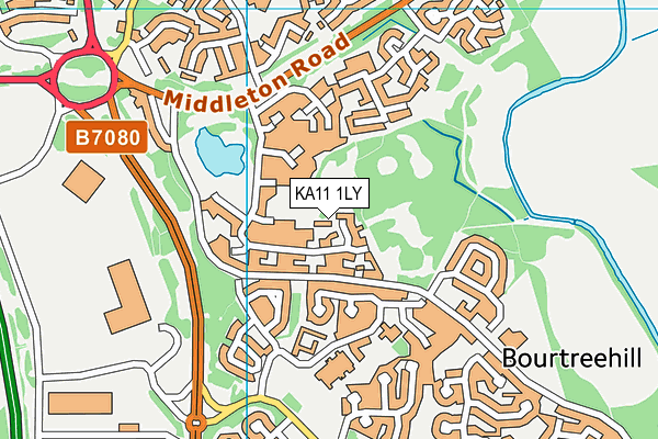 KA11 1LY map - OS VectorMap District (Ordnance Survey)