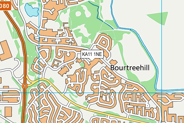 KA11 1NE map - OS VectorMap District (Ordnance Survey) KA11 1NE map - OS VectorMap District (Ordnance Survey)
