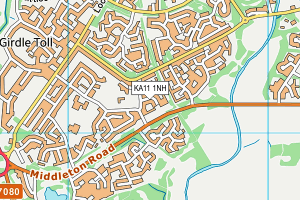 KA11 1NH map - OS VectorMap District (Ordnance Survey) KA11 1NH map - OS VectorMap District (Ordnance Survey)