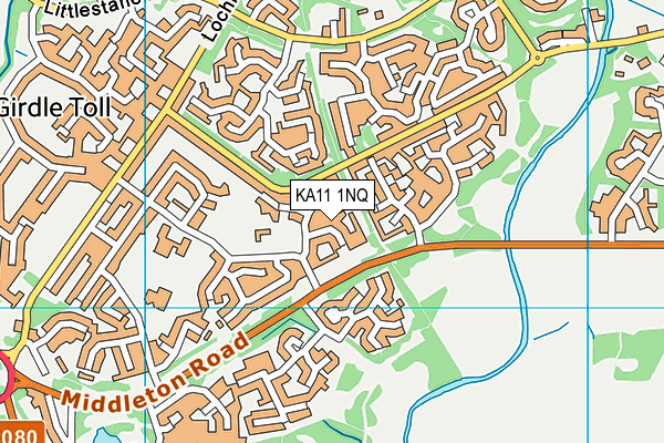 KA11 1NQ map - OS VectorMap District (Ordnance Survey) KA11 1NQ map - OS VectorMap District (Ordnance Survey)
