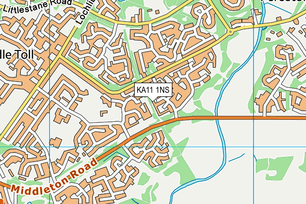 KA11 1NS map - OS VectorMap District (Ordnance Survey) KA11 1NS map - OS VectorMap District (Ordnance Survey)