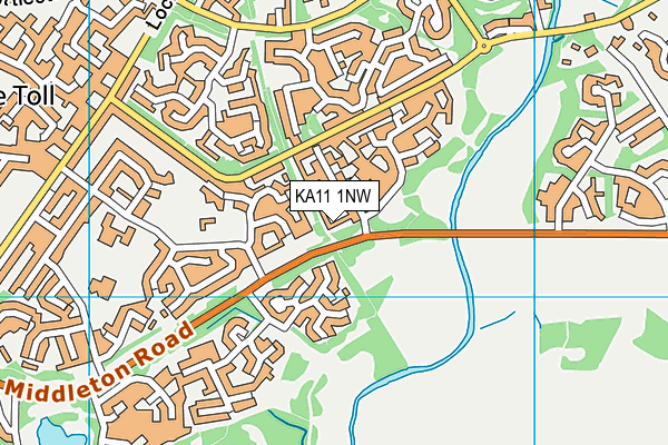 KA11 1NW map - OS VectorMap District (Ordnance Survey) KA11 1NW map - OS VectorMap District (Ordnance Survey)