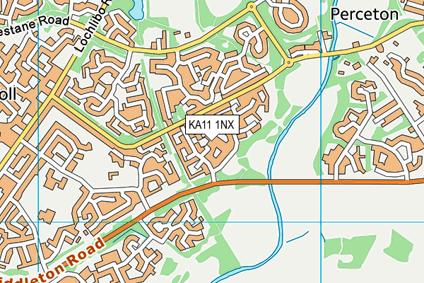 KA11 1NX map - OS VectorMap District (Ordnance Survey) KA11 1NX map - OS VectorMap District (Ordnance Survey)