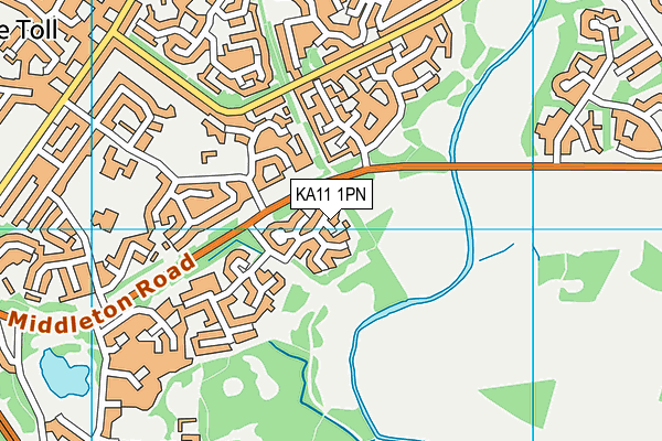 KA11 1PN map - OS VectorMap District (Ordnance Survey) KA11 1PN map - OS VectorMap District (Ordnance Survey)