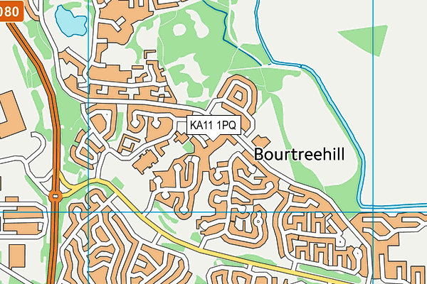 KA11 1PQ map - OS VectorMap District (Ordnance Survey) KA11 1PQ map - OS VectorMap District (Ordnance Survey)