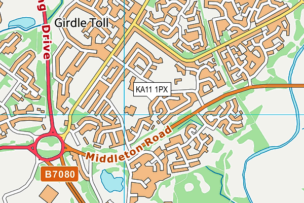 KA11 1PX map - OS VectorMap District (Ordnance Survey) KA11 1PX map - OS VectorMap District (Ordnance Survey)