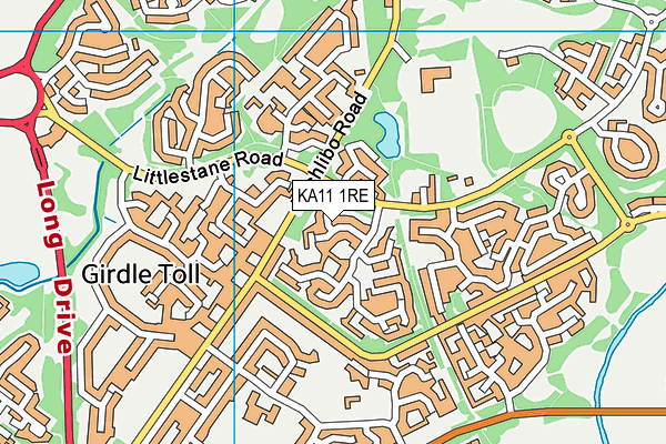 KA11 1RE map - OS VectorMap District (Ordnance Survey) KA11 1RE map - OS VectorMap District (Ordnance Survey)