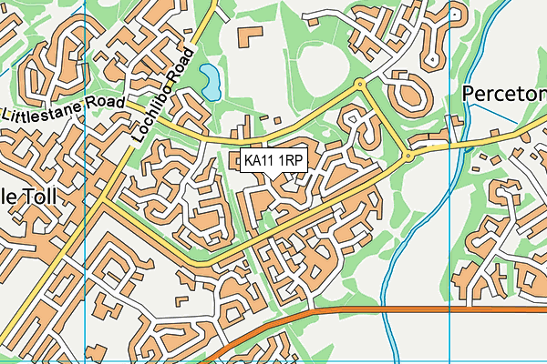 KA11 1RP map - OS VectorMap District (Ordnance Survey) KA11 1RP map - OS VectorMap District (Ordnance Survey)