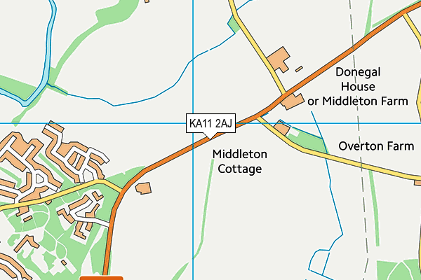 KA11 2AJ map - OS VectorMap District (Ordnance Survey) KA11 2AJ map - OS VectorMap District (Ordnance Survey)