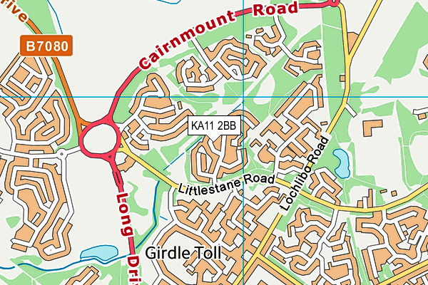 KA11 2BB map - OS VectorMap District (Ordnance Survey) KA11 2BB map - OS VectorMap District (Ordnance Survey)