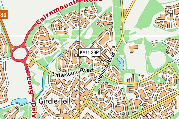 KA11 2BP map - OS VectorMap District (Ordnance Survey) KA11 2BP map - OS VectorMap District (Ordnance Survey)
