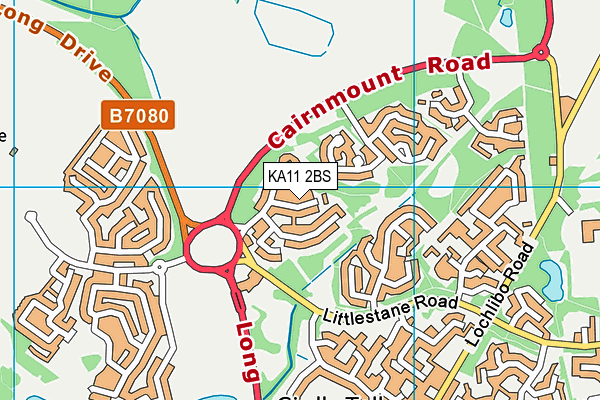 KA11 2BS map - OS VectorMap District (Ordnance Survey) KA11 2BS map - OS VectorMap District (Ordnance Survey)