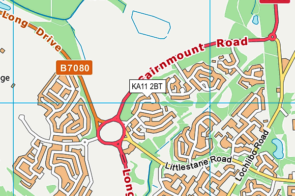 KA11 2BT map - OS VectorMap District (Ordnance Survey) KA11 2BT map - OS VectorMap District (Ordnance Survey)