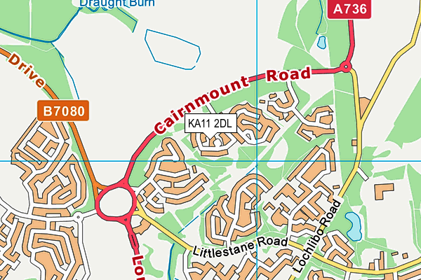 KA11 2DL map - OS VectorMap District (Ordnance Survey) KA11 2DL map - OS VectorMap District (Ordnance Survey)