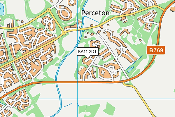 KA11 2DT map - OS VectorMap District (Ordnance Survey) KA11 2DT map - OS VectorMap District (Ordnance Survey)