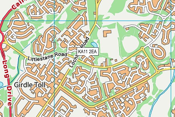 KA11 2EA map - OS VectorMap District (Ordnance Survey) KA11 2EA map - OS VectorMap District (Ordnance Survey)