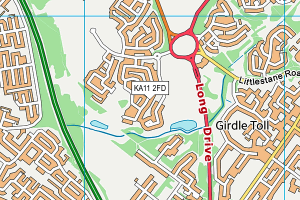 KA11 2FD map - OS VectorMap District (Ordnance Survey) KA11 2FD map - OS VectorMap District (Ordnance Survey)