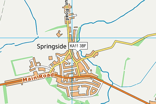 KA11 3BF map - OS VectorMap District (Ordnance Survey) KA11 3BF map - OS VectorMap District (Ordnance Survey)