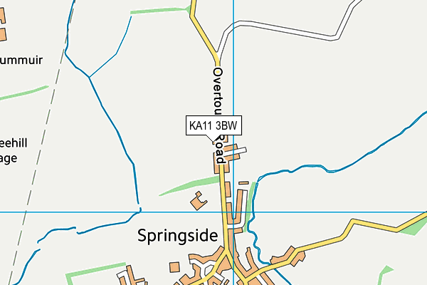 KA11 3BW map - OS VectorMap District (Ordnance Survey) KA11 3BW map - OS VectorMap District (Ordnance Survey)