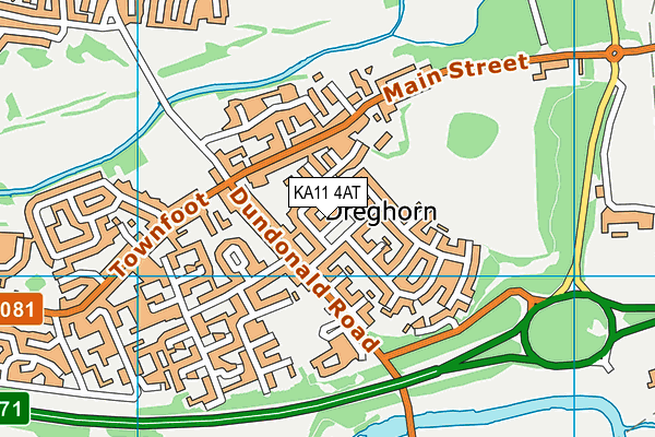 KA11 4AT map - OS VectorMap District (Ordnance Survey) KA11 4AT map - OS VectorMap District (Ordnance Survey)